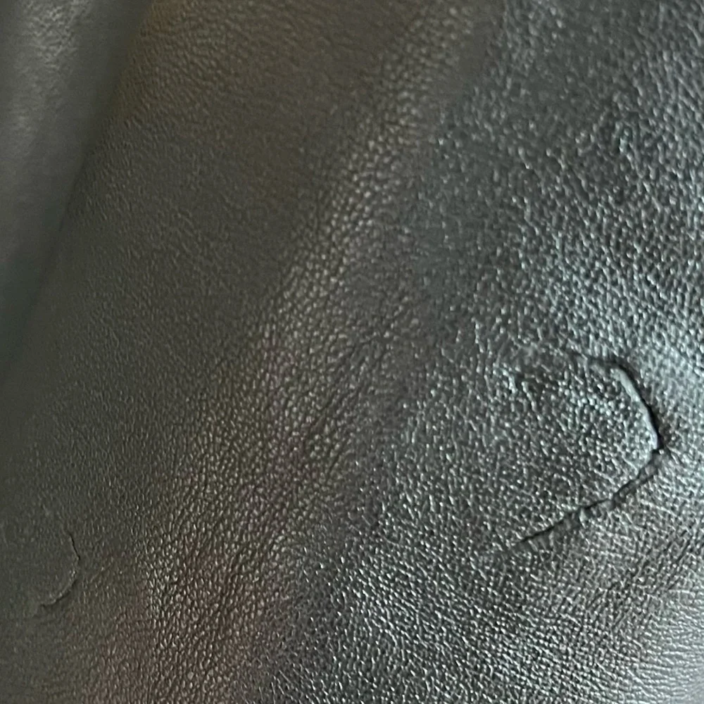 ALL SAINTS $595 LEATHER BOMBER/MOTO JACKET S - Picture 6 of 6